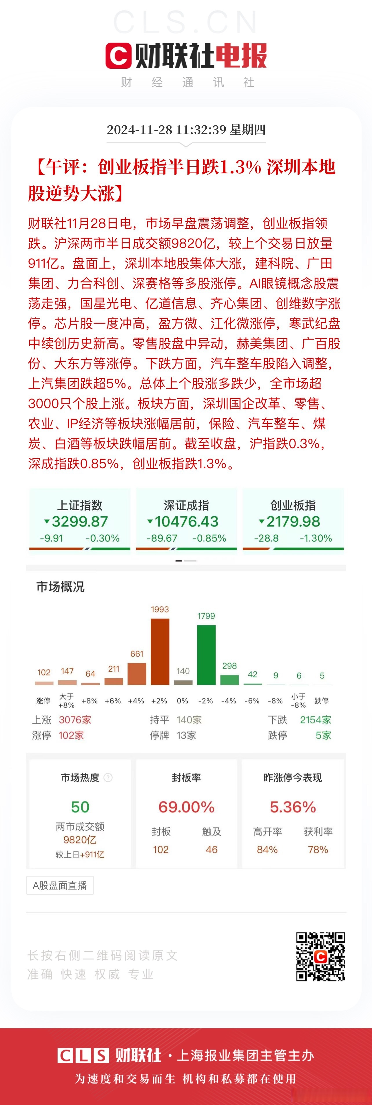 15只创业板股最新股东户数降逾5%