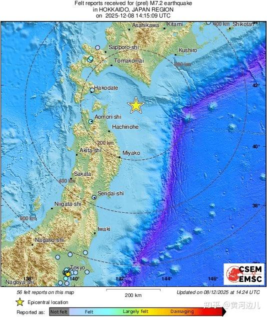 日本本州东部附近海域发生6.0级地震