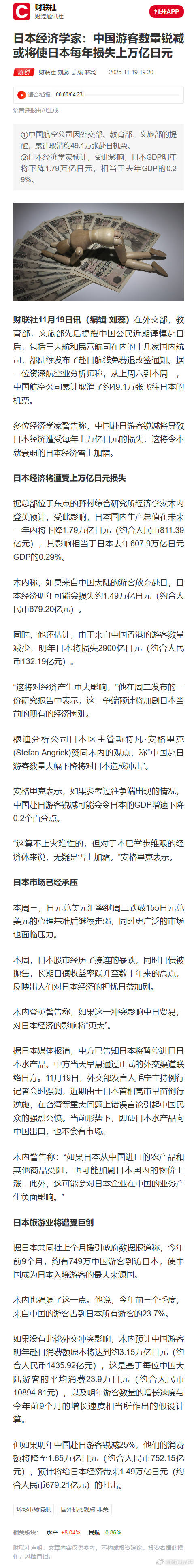 日本大选结果冲击市场：日元跌至两周新低 日股创历史新高