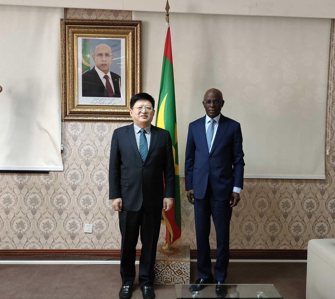 唐中东大使调研考察毛里塔尼亚恩迪亚戈港